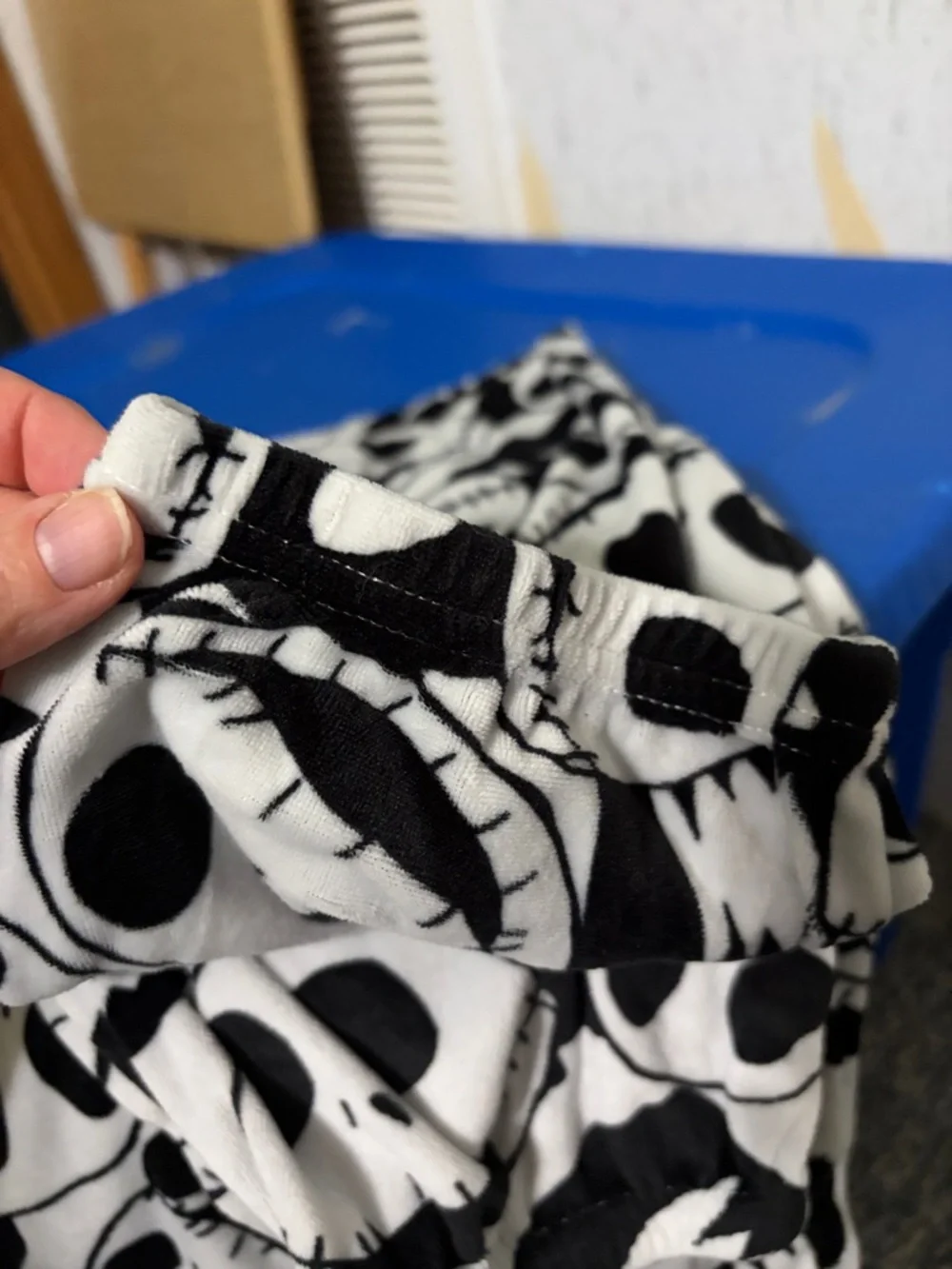 Disney The Nightmare Before Christmas Black and White Lounge Pants - Picture 6 of 6